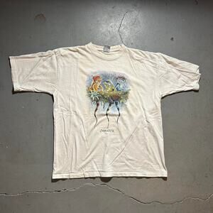 90s jamaica iguana graphic tee